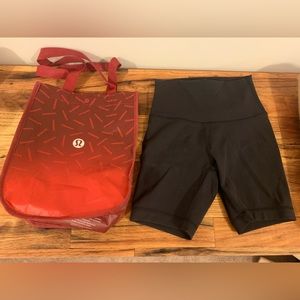 Brand New Womens Size 2 Lululemon Wunder Train High Rise Workout Biker Short
